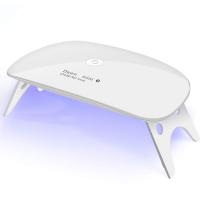 Kepma Mini UV LED Nail Dryer & Gel Nail Lamp for Professional Salon and Home, 8W - White